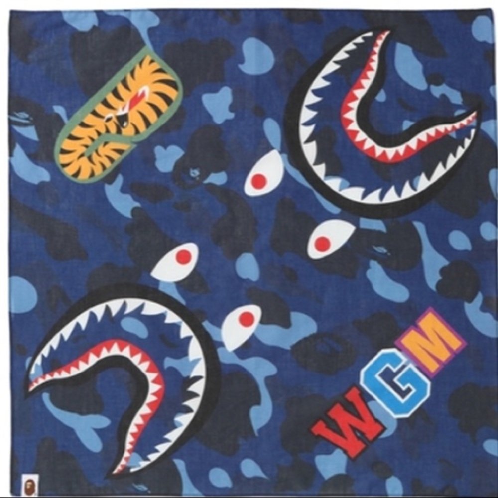 Bape bandana with Bape bag